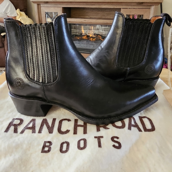 Ranch Road Boots - Authentic - Handmade in Spain - All Leather - Size 5.5 - RARE - Picture 8 of 8